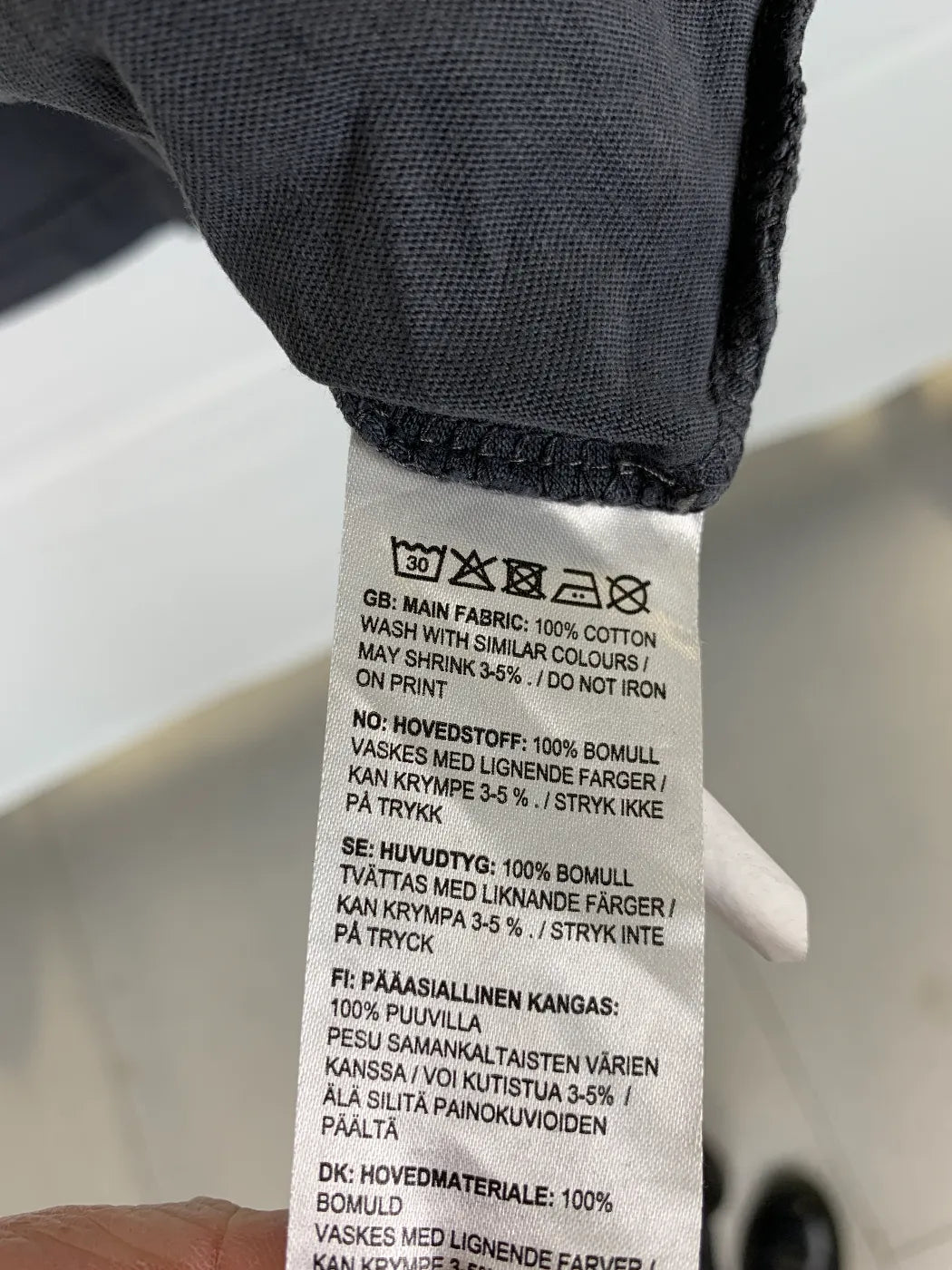Dressmann mörkgrå t-shirt med tryck