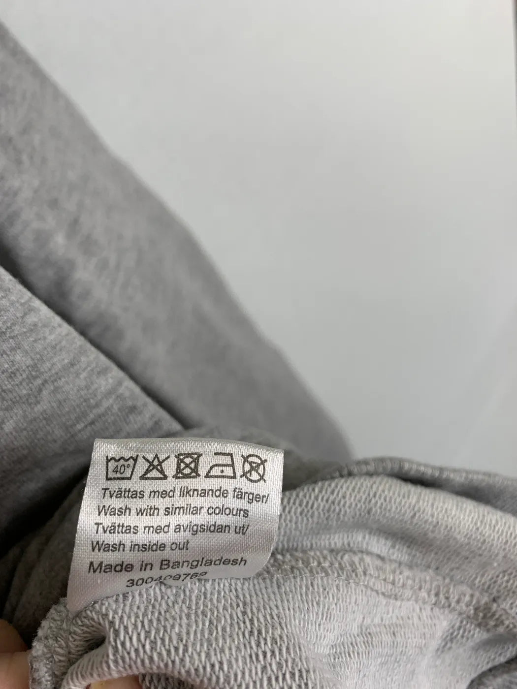 OTP Leisurewear grå sweatshirt med rund hals