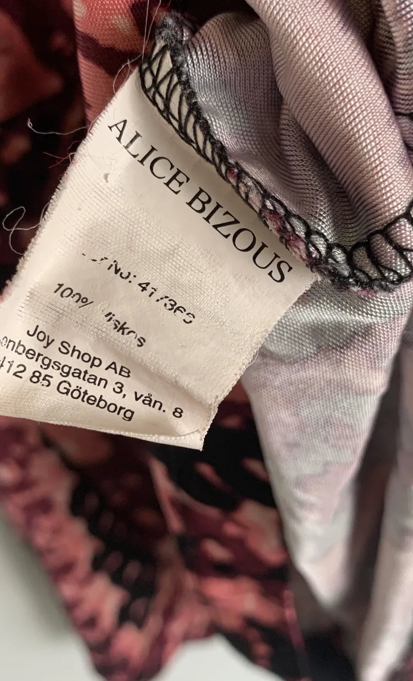 Alice Bizous vinröd omlagstop