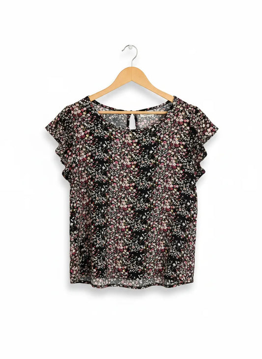 Jyothi blommig blus