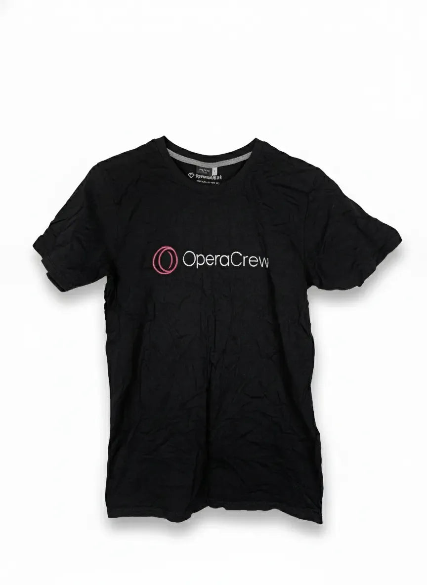 Spreadshirt svart t-shirt med tryck för herr