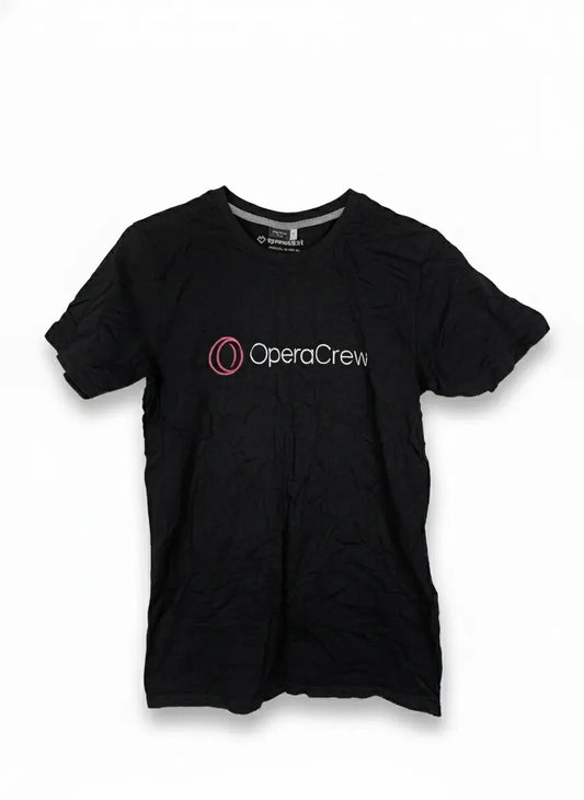 Spreadshirt svart t-shirt med tryck för herr