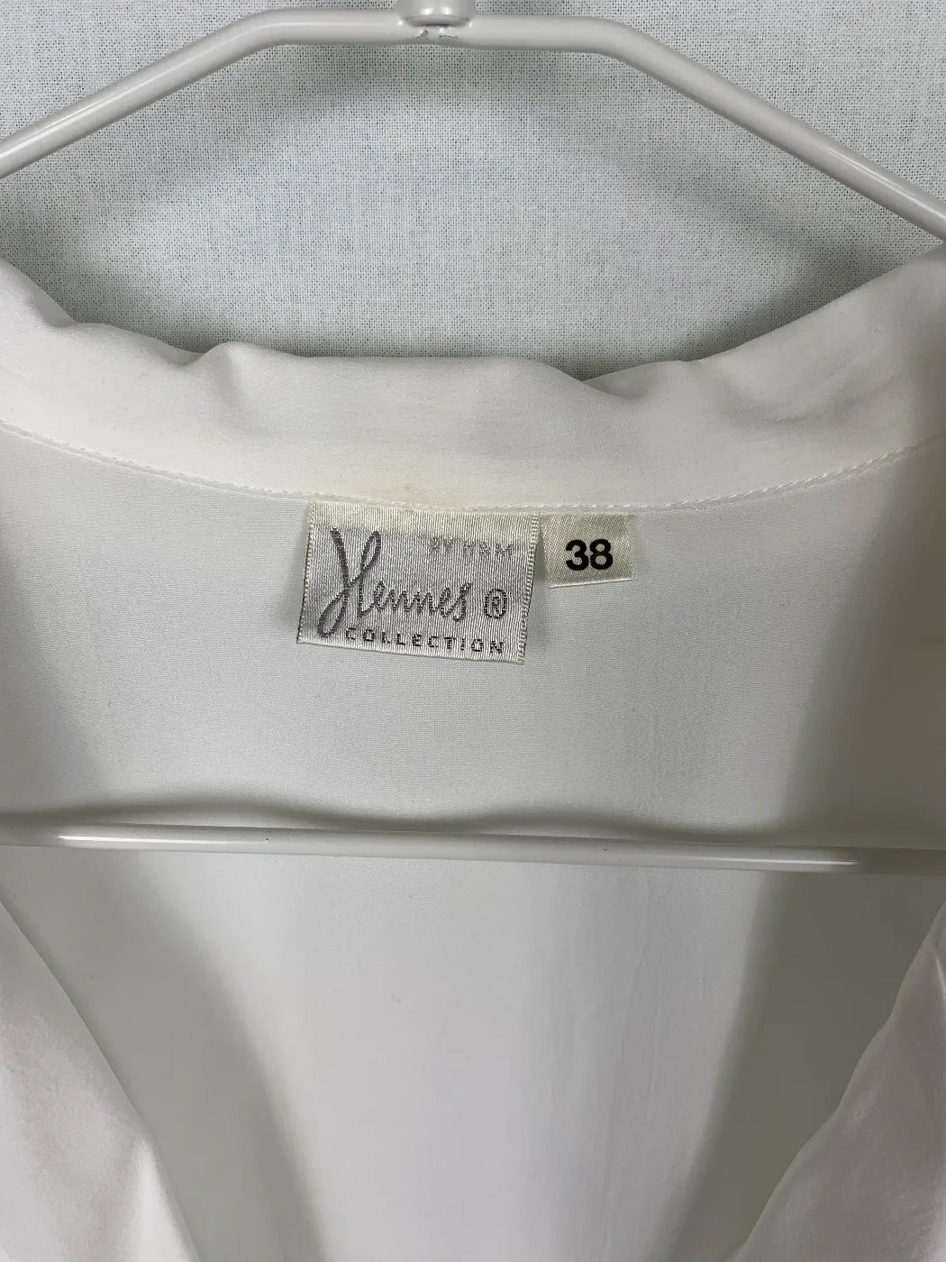 Hennes Collection vit blus med dubbla knappar