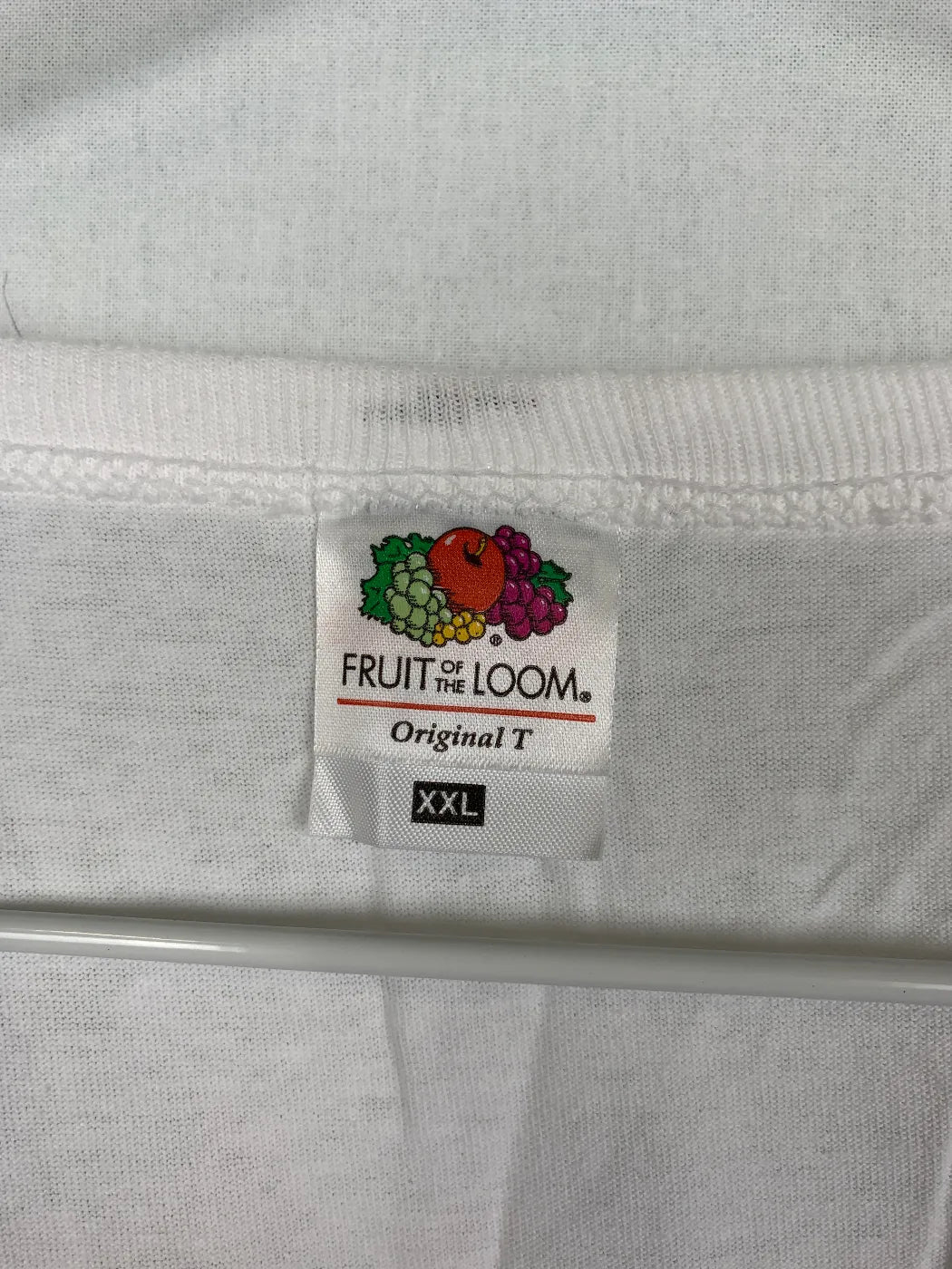 Fruit of the Loom vit linne XXL