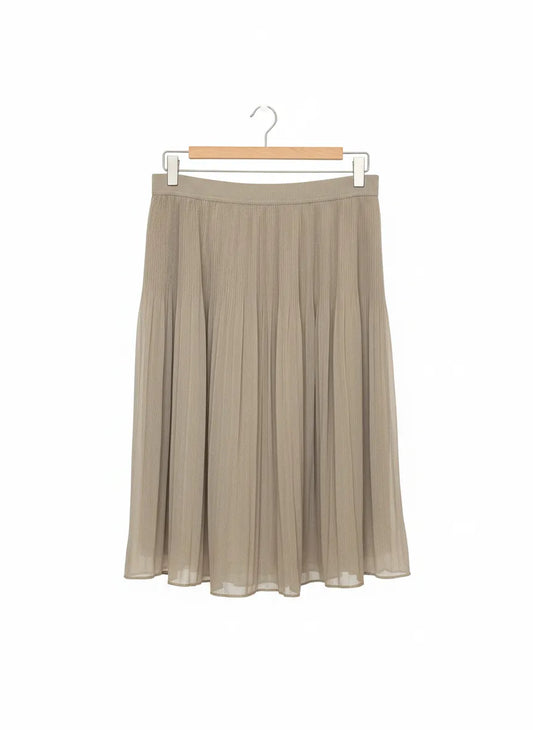 H&M plisserad glittrig midikjol