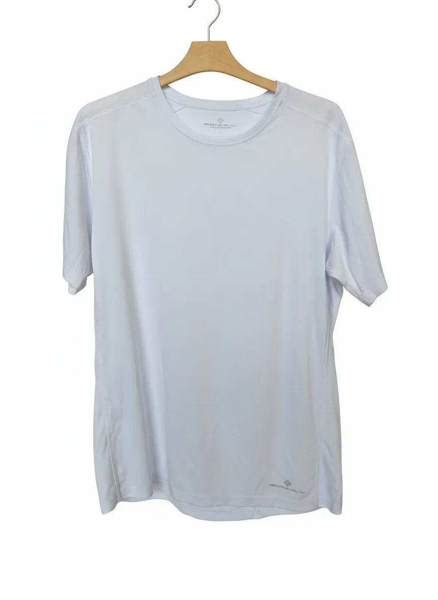 Ronhill vit sportt-shirt
