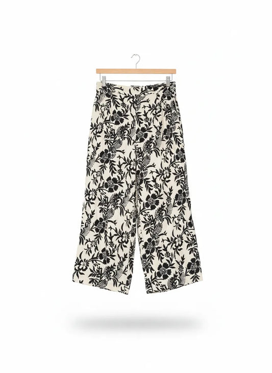 Mango culottes med blommönster