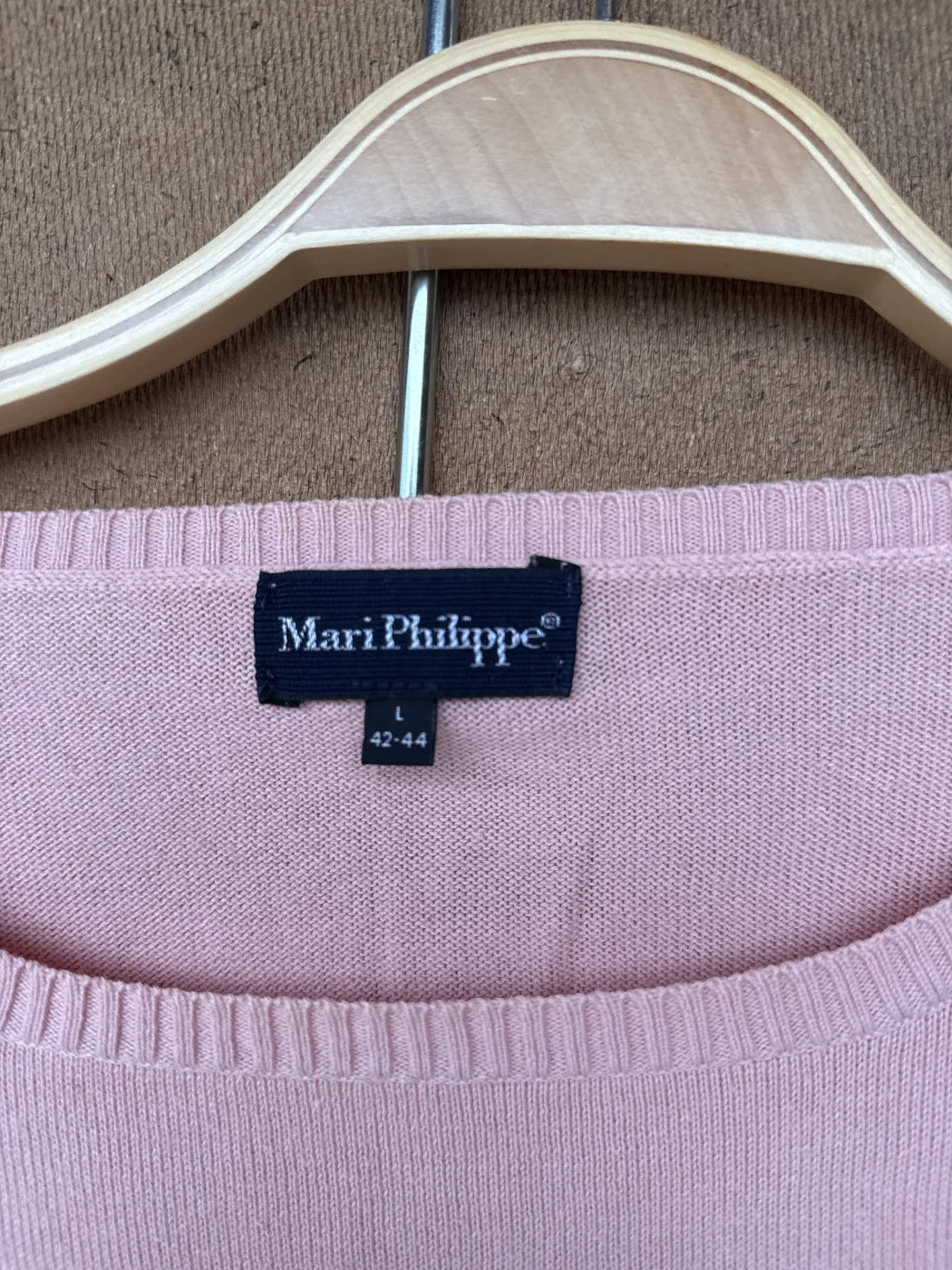 Mari Philippe ljusrosa långärmad topp