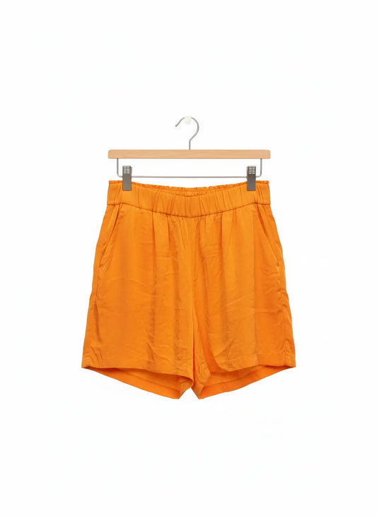 H&M orange satinshorts