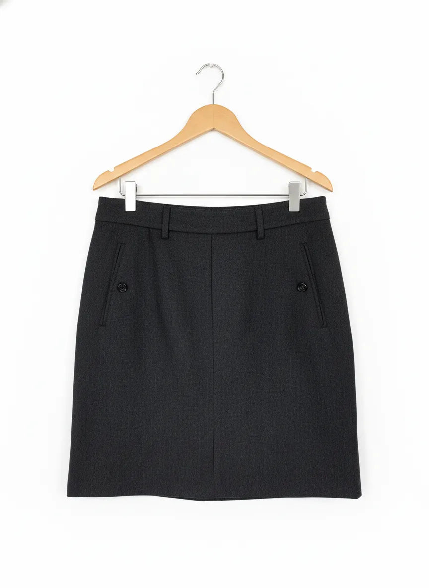 Filippa K mörk kolgrå kjol