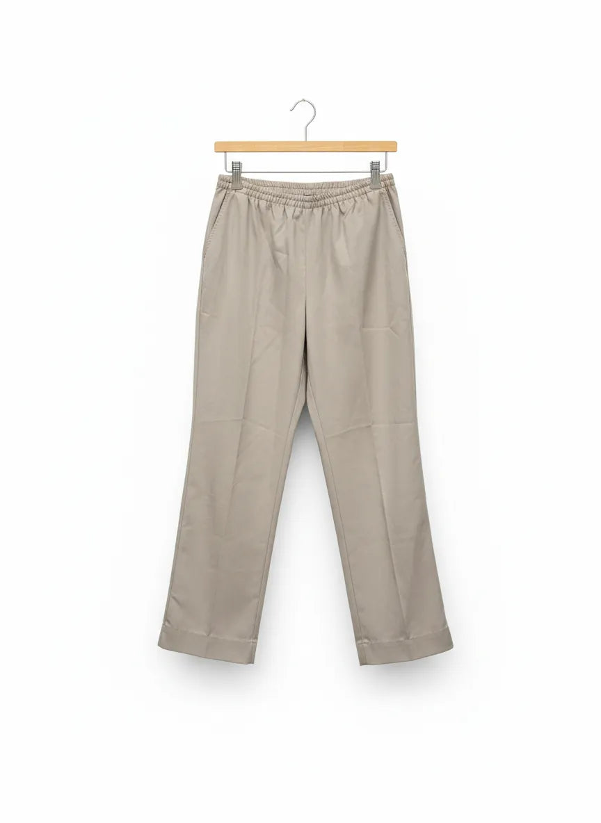 åshild beige byxor med resårmidja