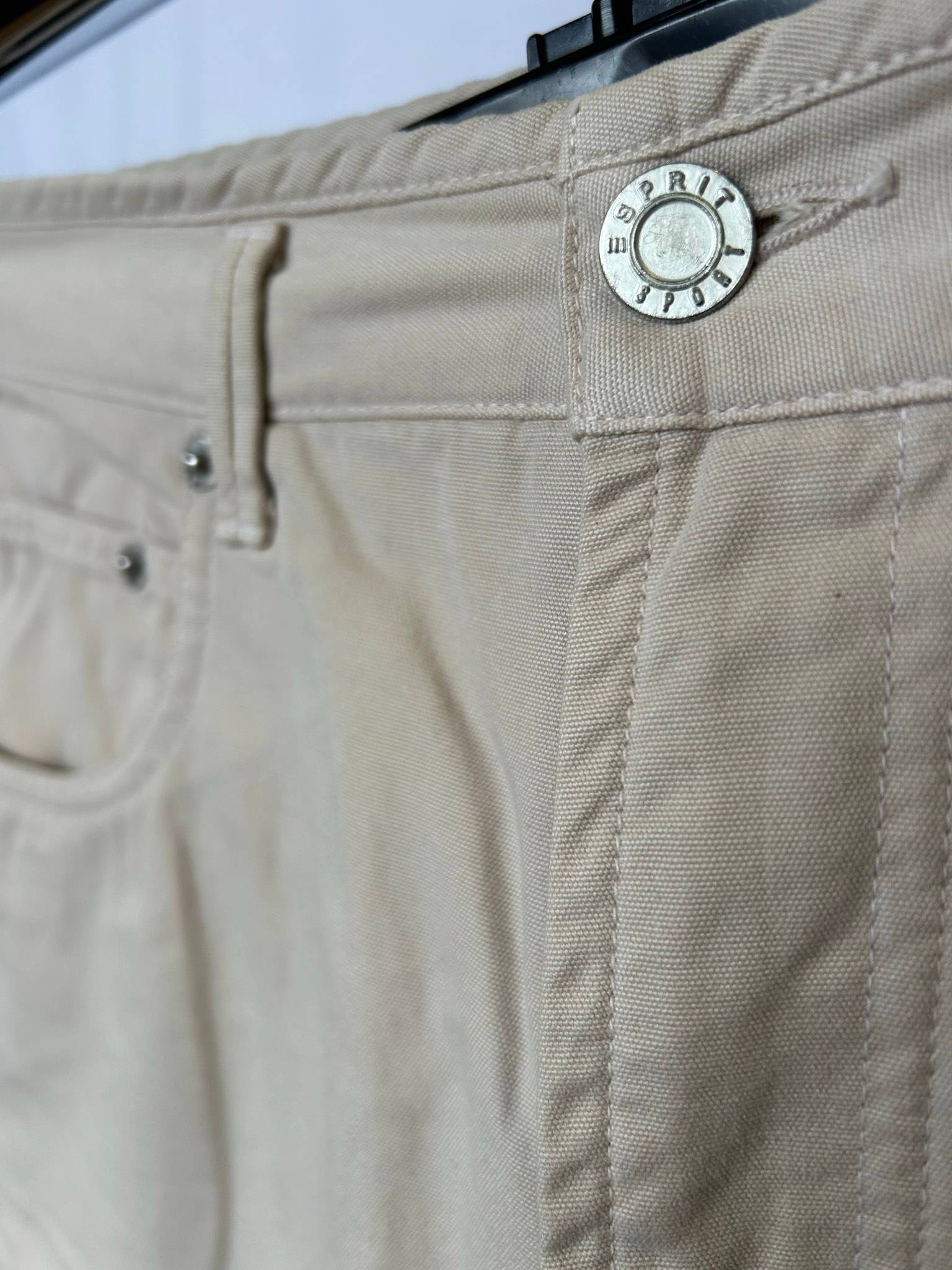 Esprit beige bomullsbyxor