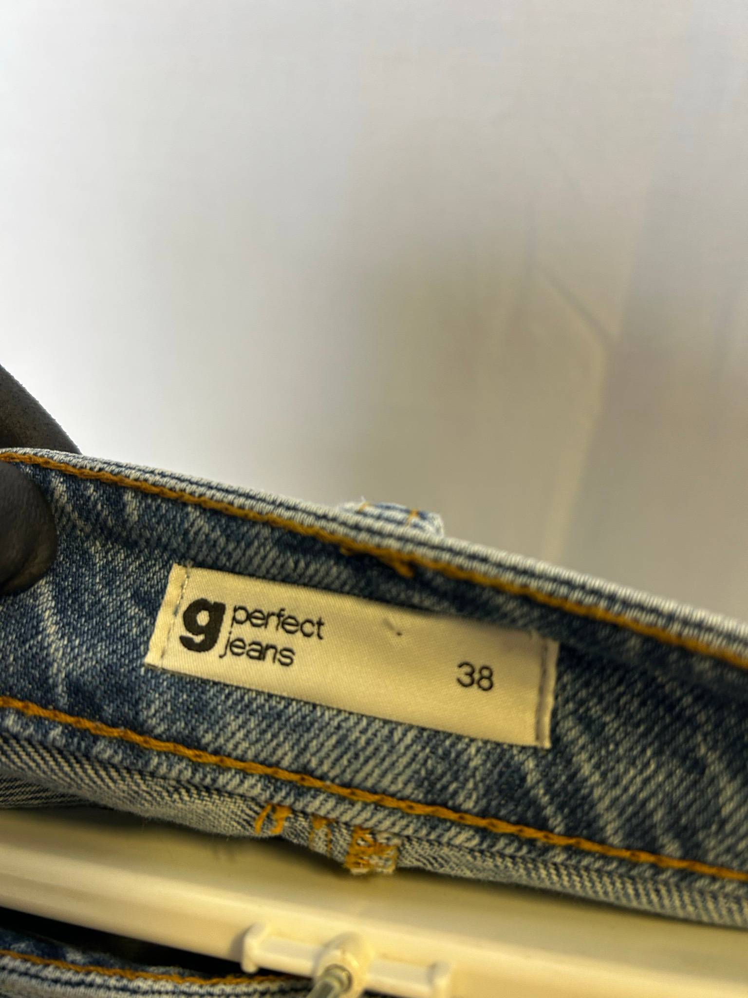 G Perfect Jeans Sliten Denimkjol