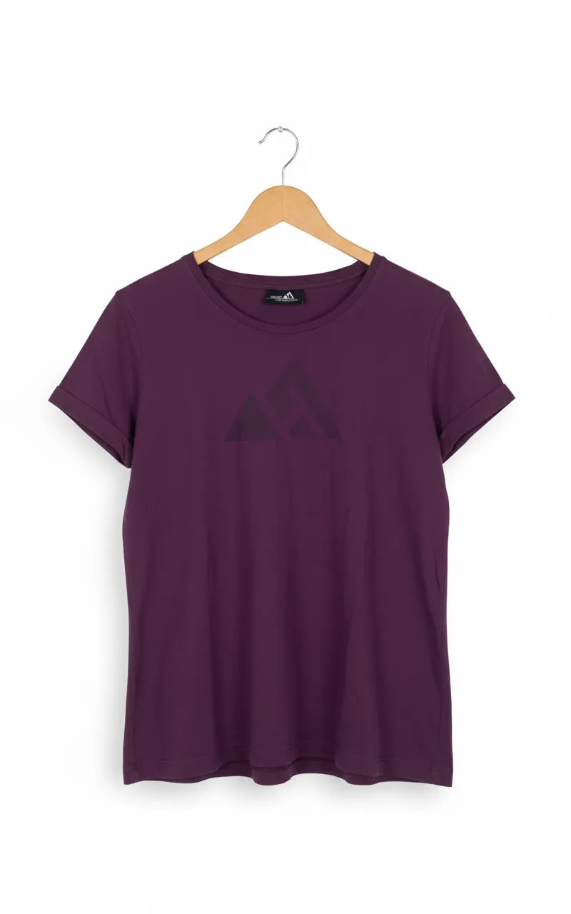 High Mountain lila t-shirt med kort ärm