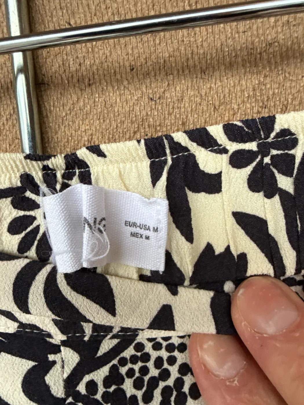 Mango culottes med blommönster