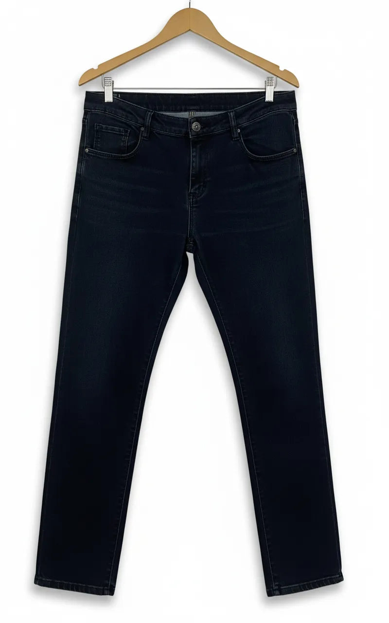 Freequent mörk marinblå denimjeans