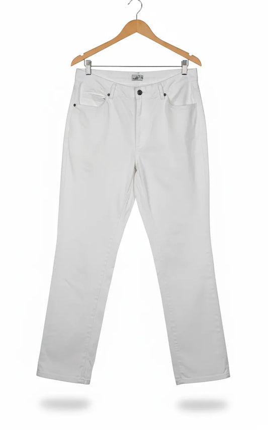Isolde vita jeans med raka ben