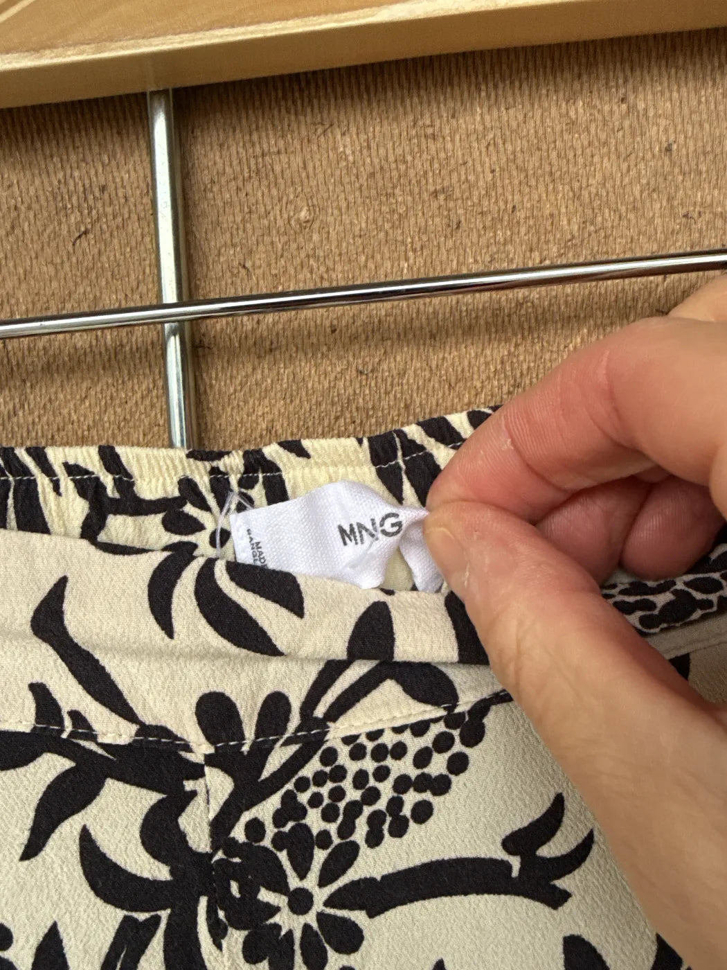 Mango culottes med blommönster