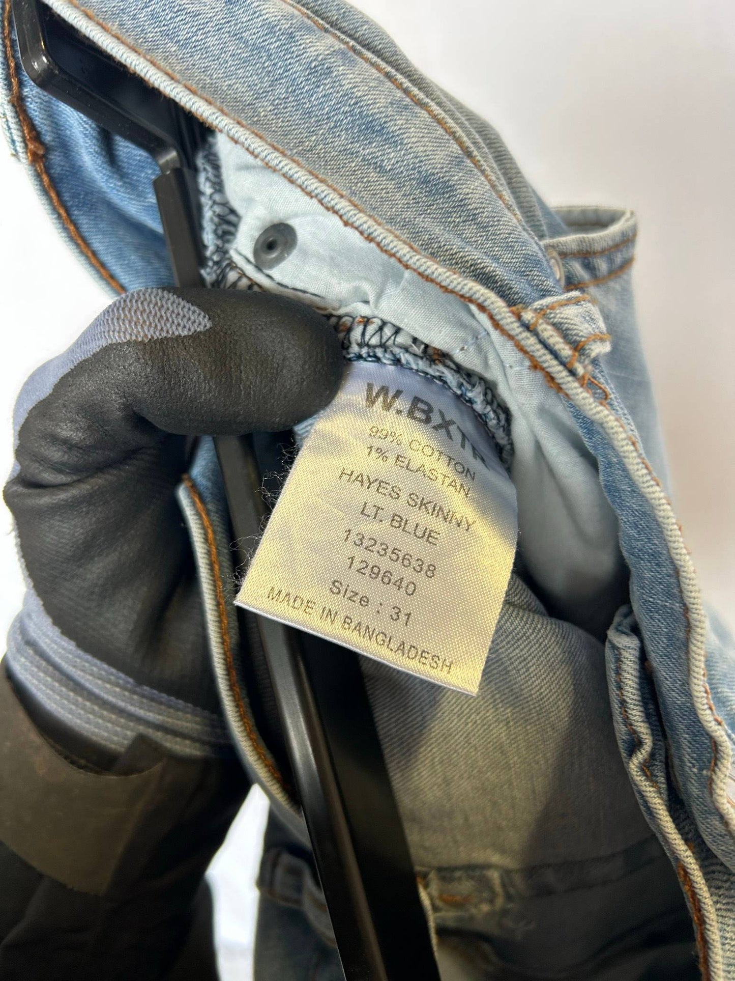 W.BXTR Hayes Skinny ljusblå jeans