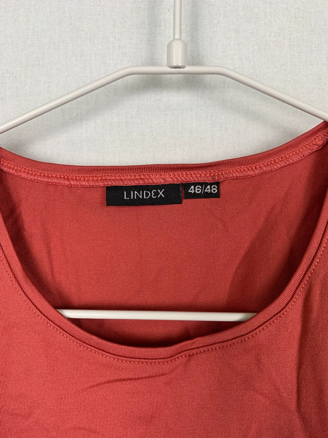 Lindex rostig röd linne
