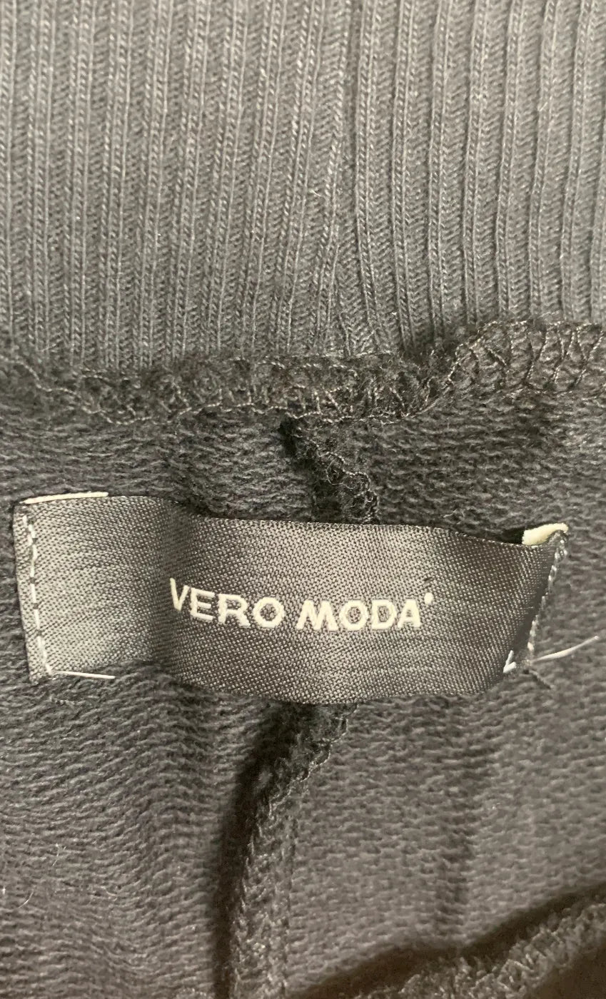 Vero Moda svarta bomullsbyxor
