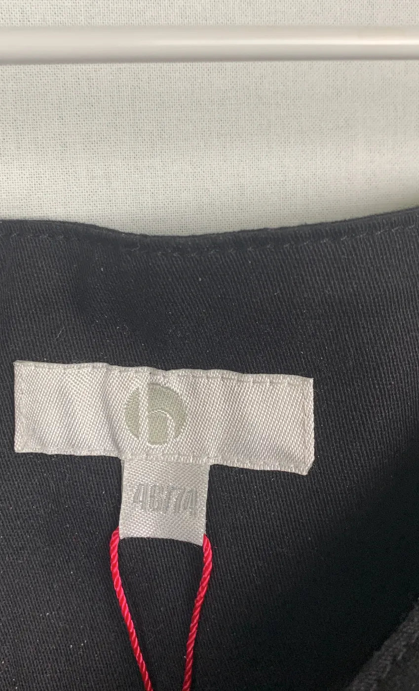 Svarta byxor med hög midja