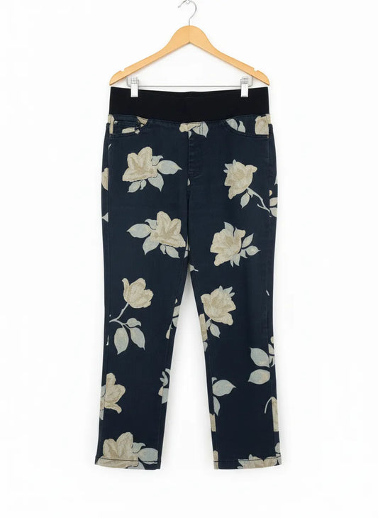 Freequent leggings med blommönster