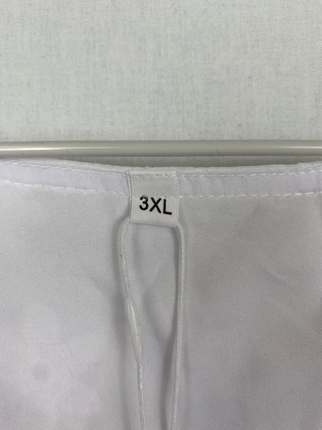 Maria & Gabriele vit broderad blus 3XL