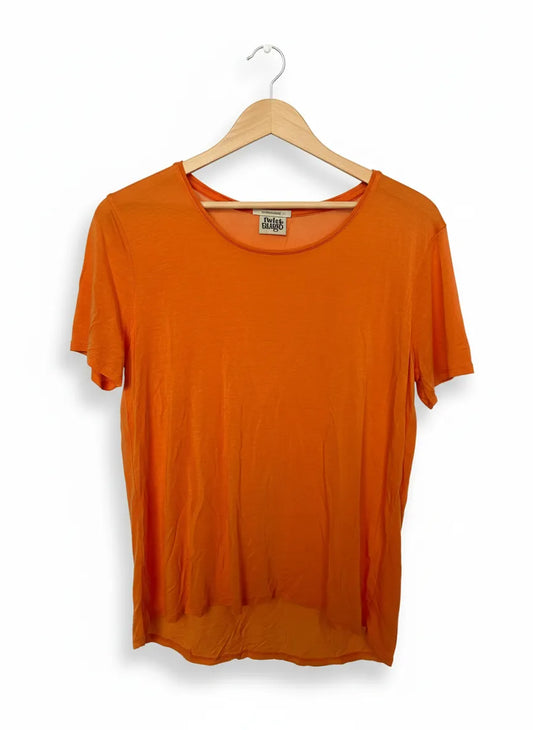 Twist & Tango orange tunn t-shirt med kort ärm