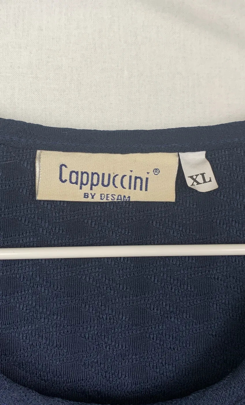 Cappuccini marinblå t-shirt med kort ärm