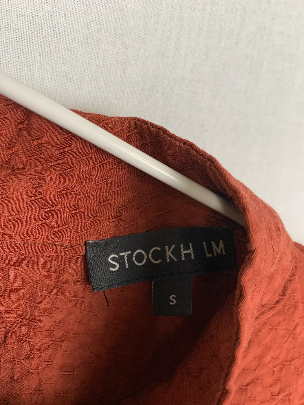 Stockh LM Lena strukturerad brun blus