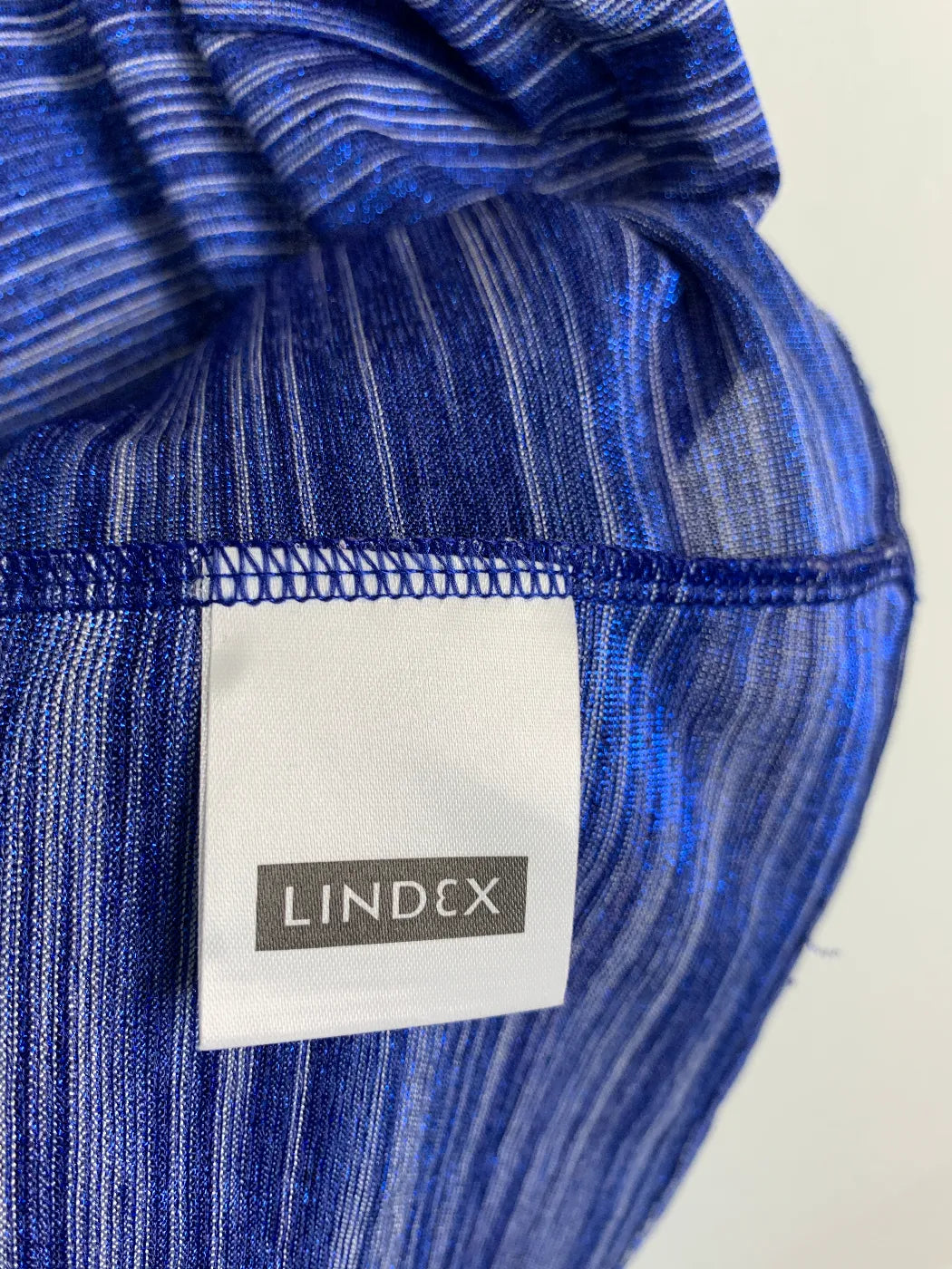 Lindex blå randig ärmlös topp