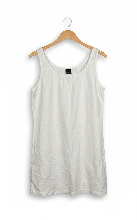 Gina Tricot Lydia ärmlös topp vit XL