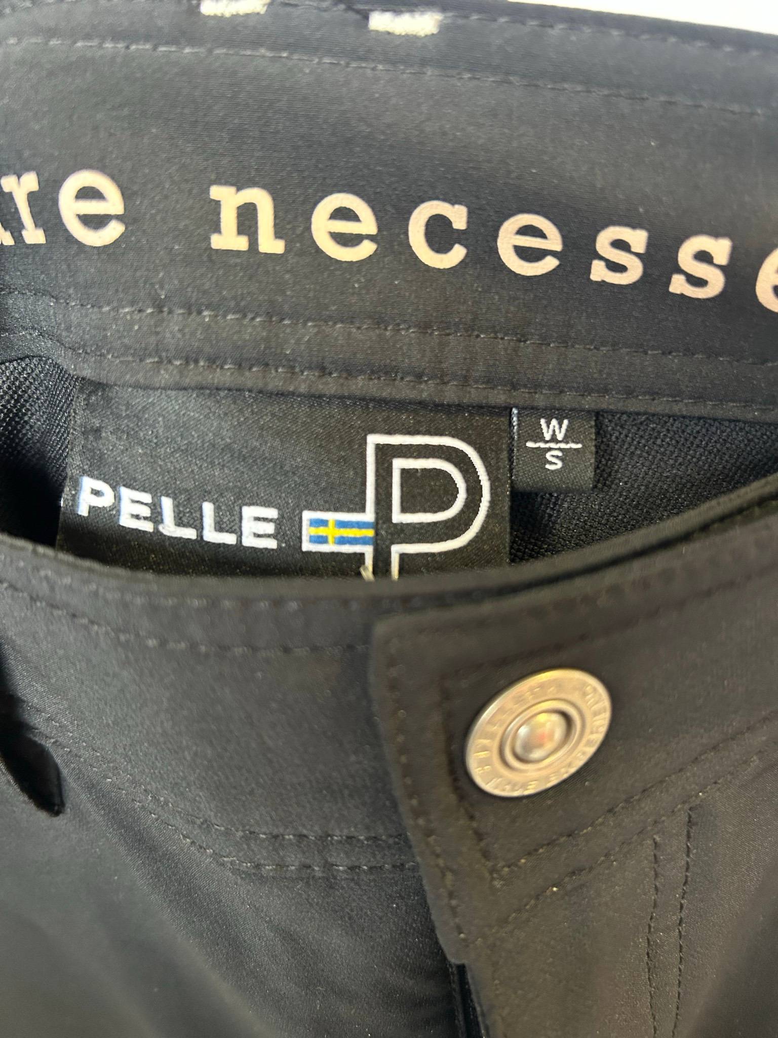 Pelle P svarta culottes med dragkedjefickor