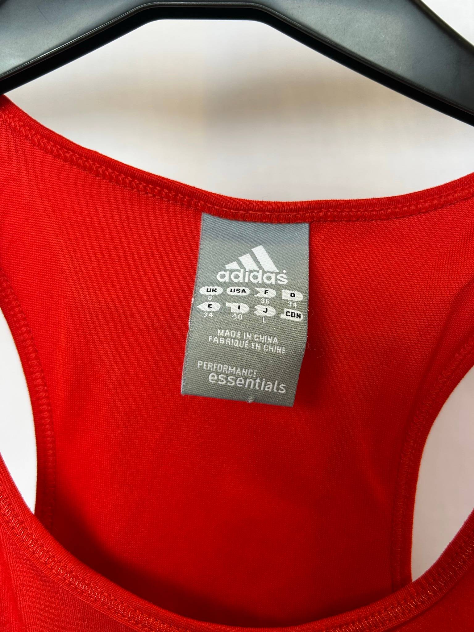 Adidas Performance Essentials röd linne