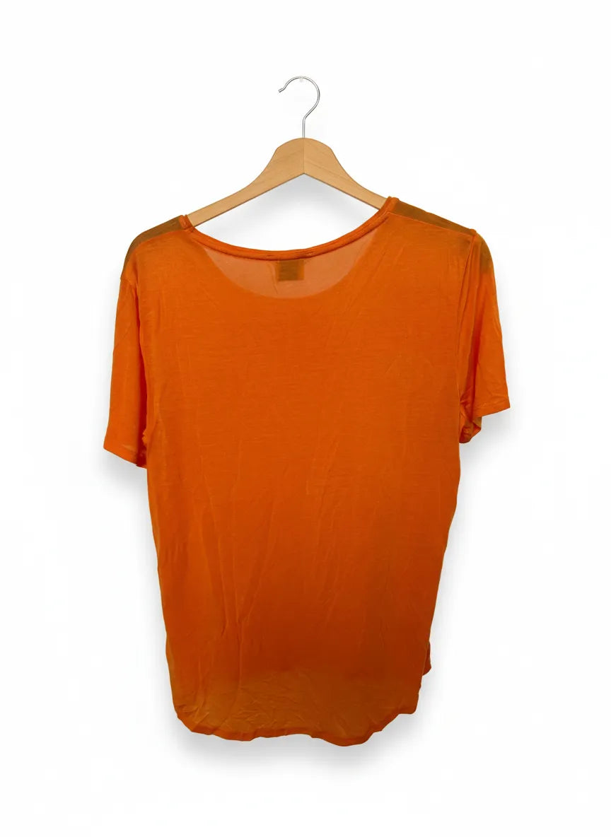 Twist & Tango orange tunn t-shirt med kort ärm