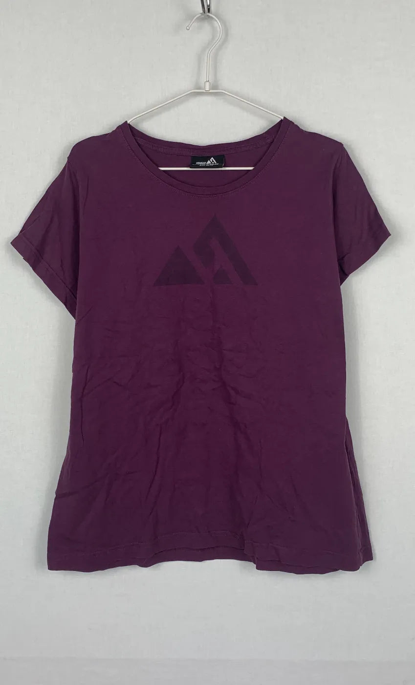 High Mountain lila t-shirt med kort ärm