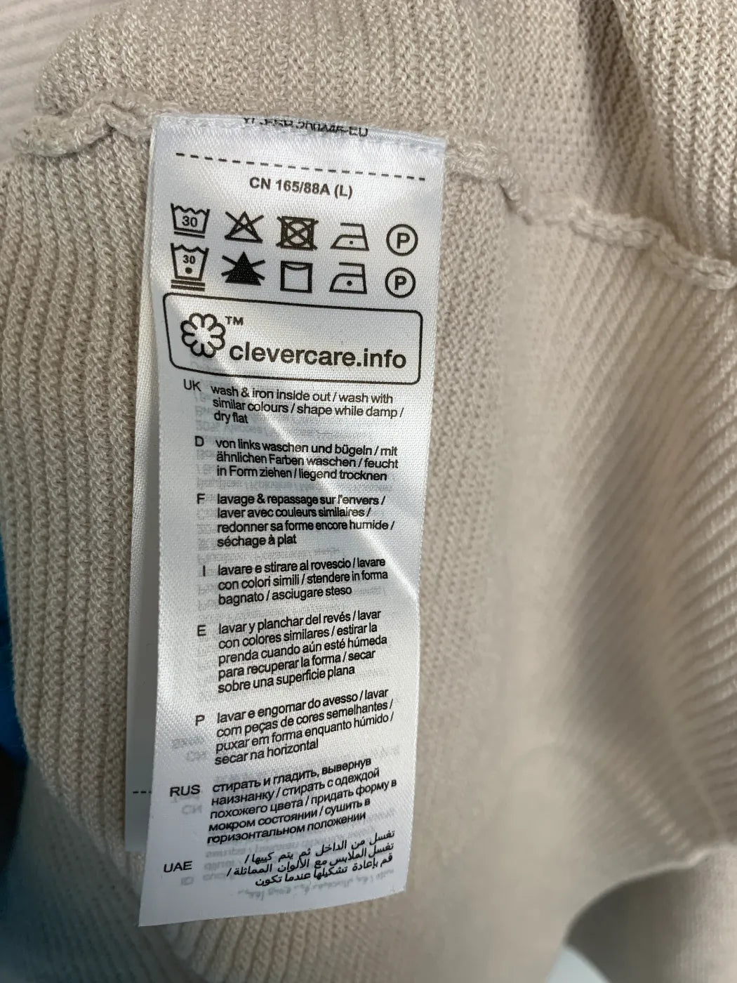 edc ribbad stickad tröja med rosett