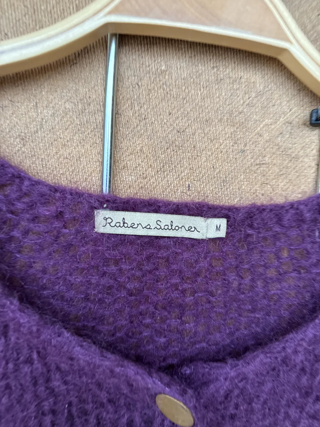 Rabens Saloner ombre stickad kofta