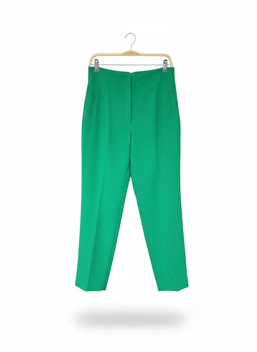 Zara gröna byxor med hög midja