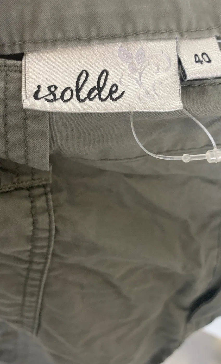 Isolde olivgröna shorts