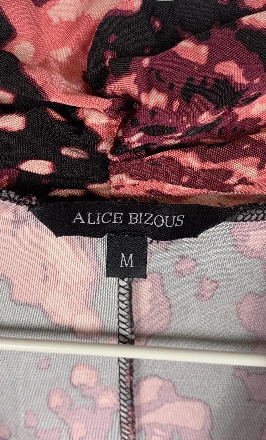 Alice Bizous vinröd omlagstop