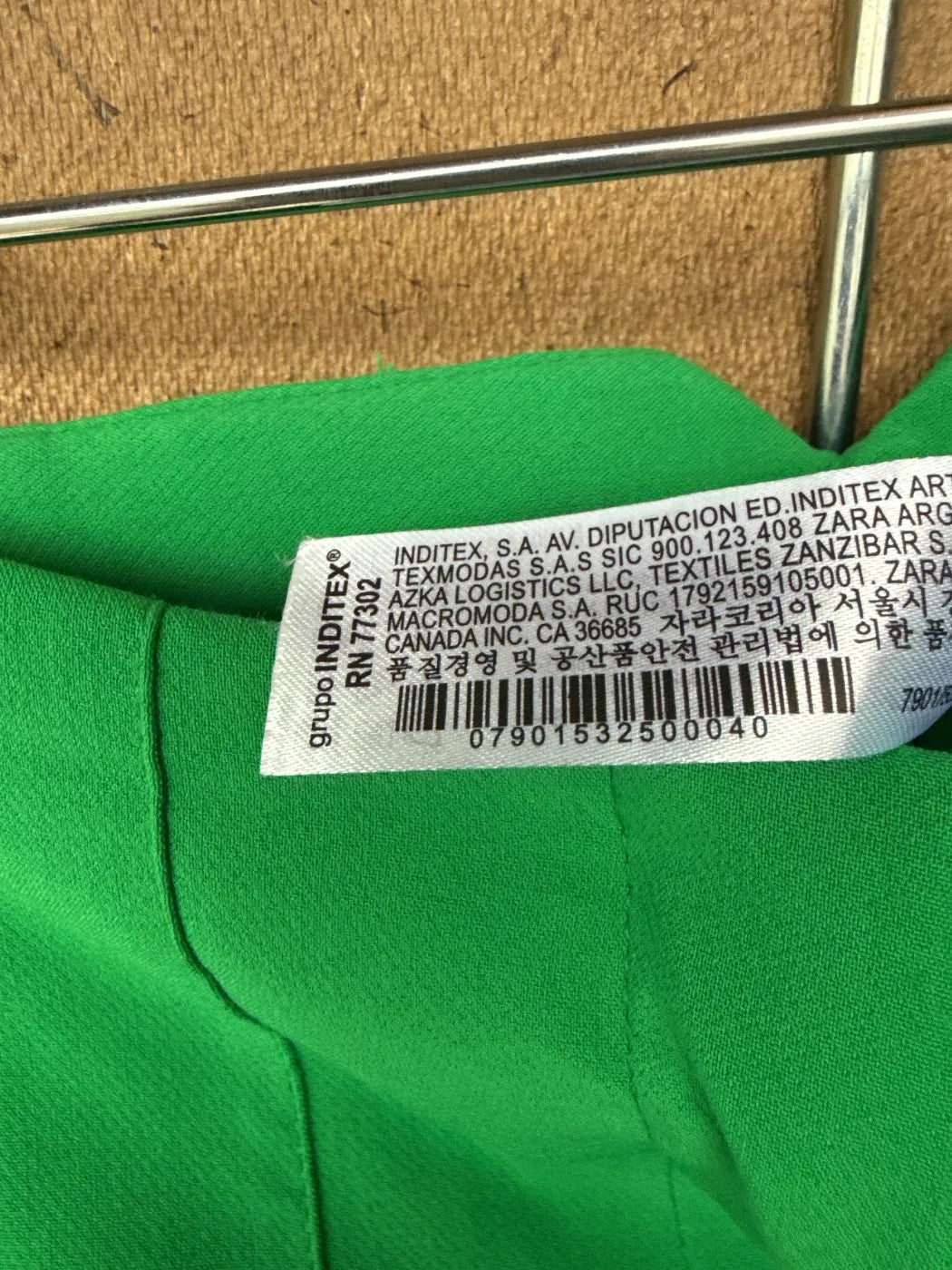 Zara gröna byxor med hög midja