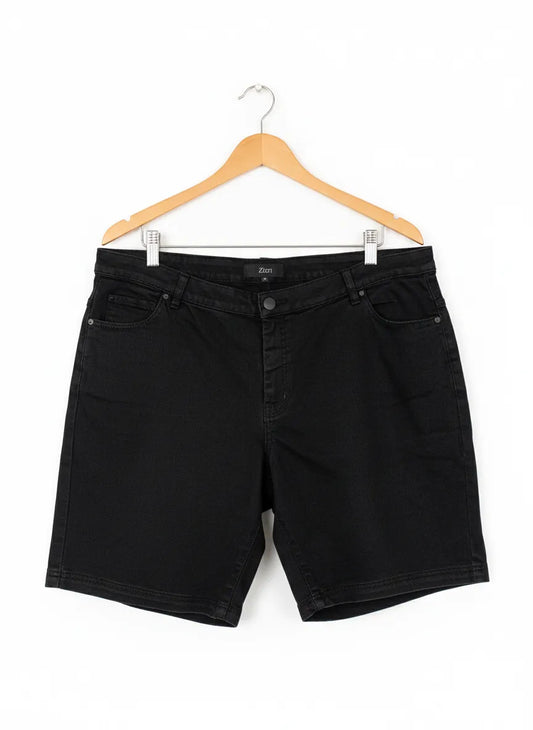 Zizzi svarta vardagsshorts