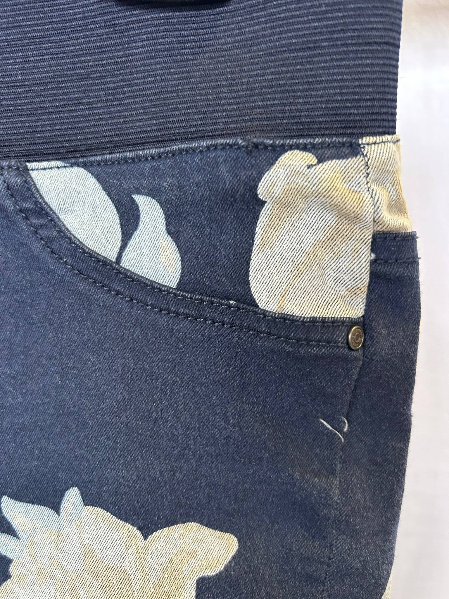 Freequent leggings med blommönster