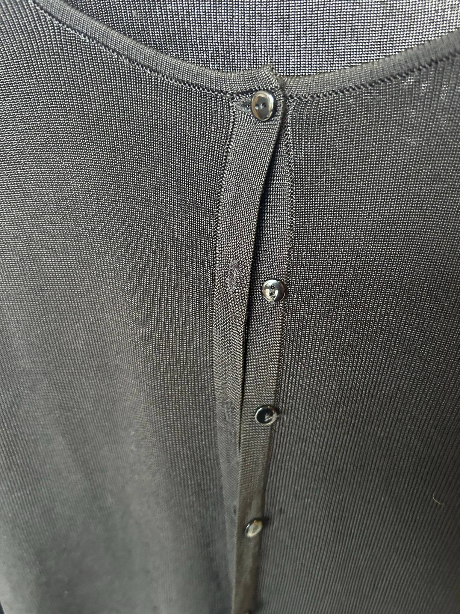 Pepper Corn svart cardigan med långa ärmar